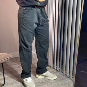 Ermenegildo Zegna Charcoal Straight Jeans US 36